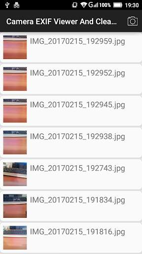 Camera EXIF Viewer And Cleaner скриншот 1