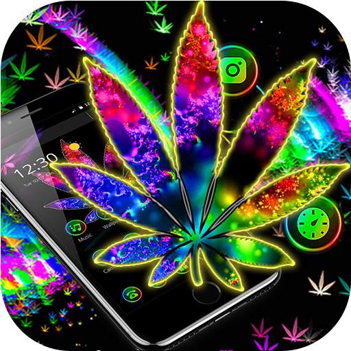 Violet Neon Polychrome Theme 1.1.4