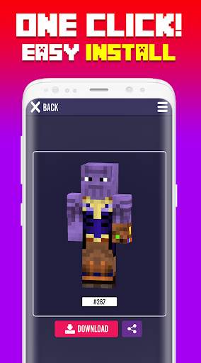 Superhero Skins 2 تصوير الشاشة