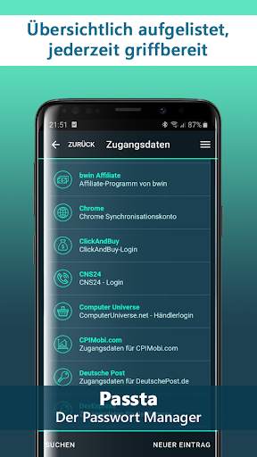 Passta - der Passwort Manager screenshot 3