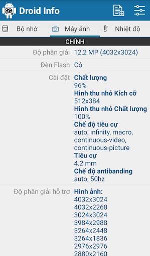 Droid Hardware Info screenshot 5
