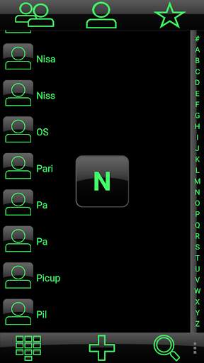 THEME BIG DARK GREEN EXDIALER screenshot 3