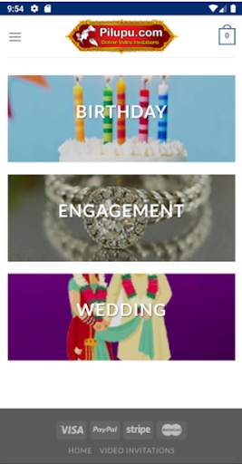 Pilupu : Video Invitations Maker screenshot 1
