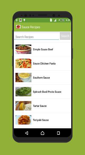 Delicious Sauce Recipes Offline App screenshot 1