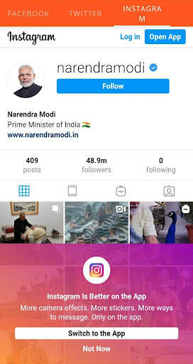 Narendra Modi Feed screenshot 4