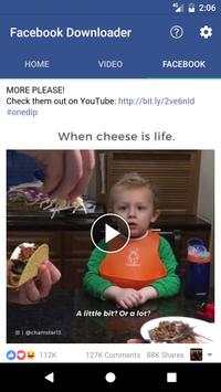Video Downloader for Facebook screenshot 1