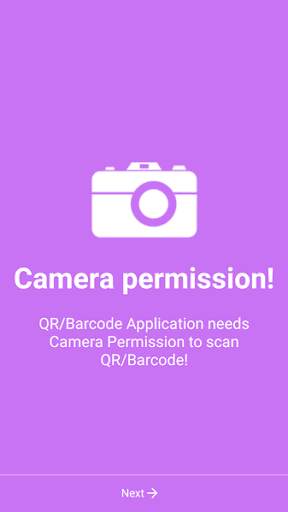 QR Barcode Scanner Android App screenshot 2