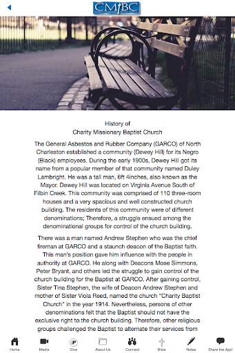 Charity Miss Bapt Church App screenshot 2