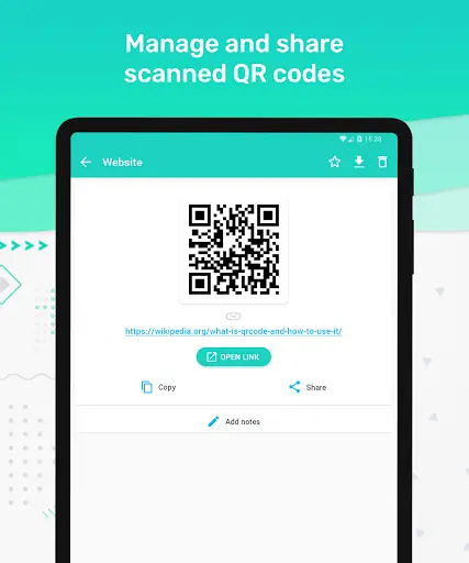 QR Code Reader and Scanner for Android screenshot 10