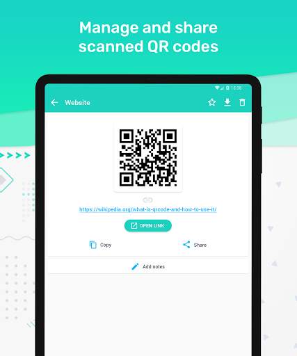 QR Code Reader and Scanner for Android screenshot 10
