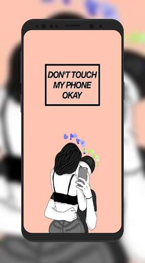Don't Touch My Phone Wallpapers screenshot 1