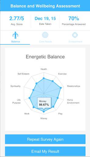 Balance and Wellbeing screenshot 1