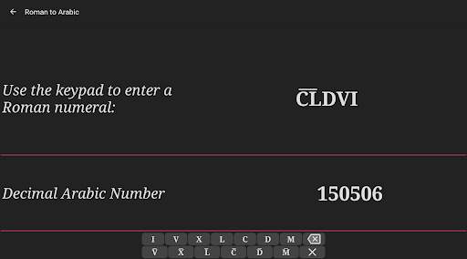 Roman Numerals Converter 6 تصوير الشاشة