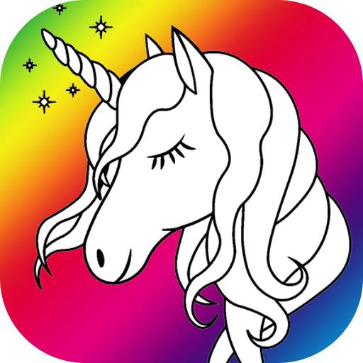 Unicorn Coloring Pages Game for kids glitter 4.1.0