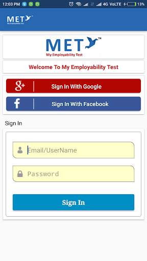 My Employability Test (MET) screenshot 3