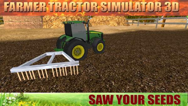 Village Farmar Tractor Sim 3D screenshot 1