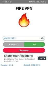 FIRE VPN screenshot 1