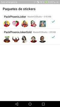The Joker Sticker for whatsapp-WAStickerApps screenshot 1
