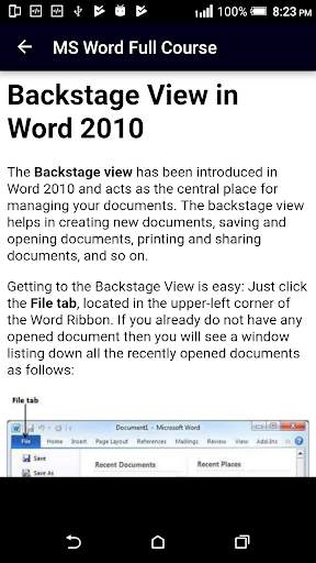 Learn MS Word (Basic & Advance) screenshot 7