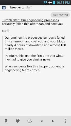 TmbReader for Tumblr screenshot 2