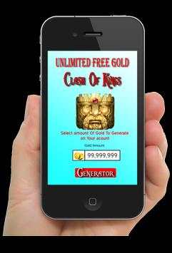Free Goold For Clash Of Kings, Cheat tricks screenshot 3
