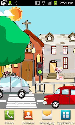 Cartoon City Live Wallpaper screenshot 5