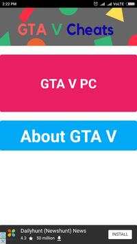 Cheats Guide GTA V PC screenshot 2