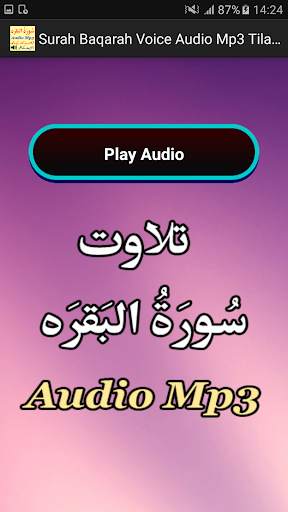 Surah Baqarah Voice Audio Mp3 screenshot 2