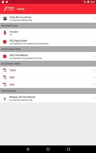 Free Mobile - Mon Compte screenshot 16