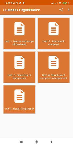 Business Organisation screenshot 1