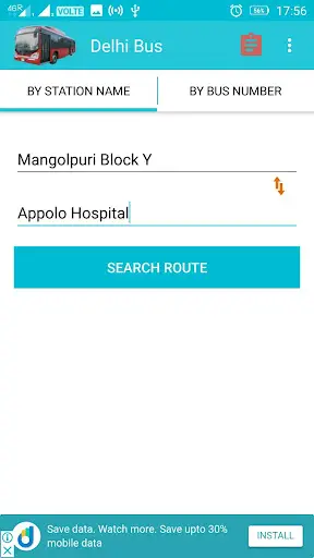 Delhi Bus & Delhi Metro Route screenshot 5