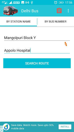 Delhi Bus & Delhi Metro Route screenshot 5