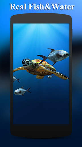 3D Sea Fish Live Wallpaper HD screenshot 3
