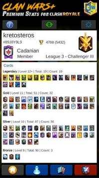 Clan Wars  Premium Stats for Clash Royale screenshot 4
