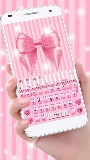 Pink Bow Keyboard screenshot 1