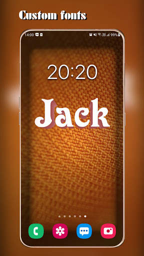 3D My Name Live Wallpaper - Gravity background screenshot 4