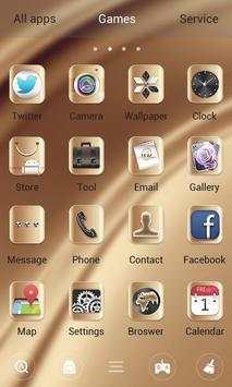 Gold V Launcher Theme screenshot 4