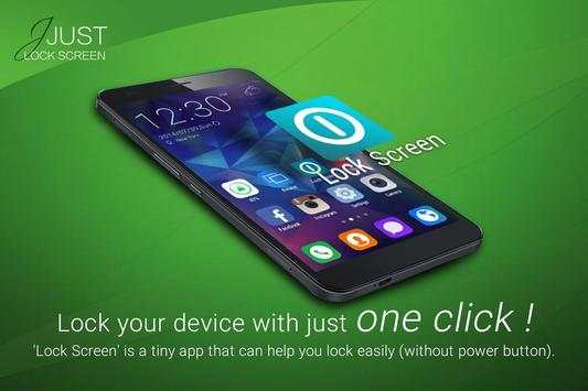 Just Lock Screen - One Click screenshot 1