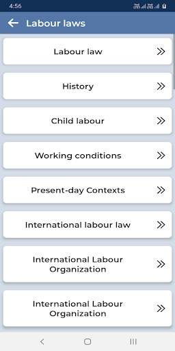Labour laws - Offline screenshot 2