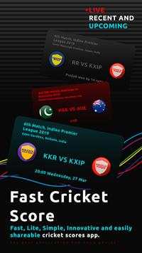 Fast Cricket Score screenshot 3