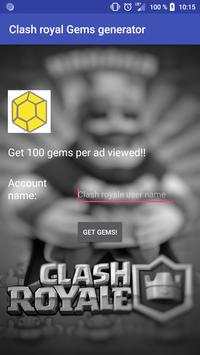 Clash royale gems - Get them free!! screenshot 1