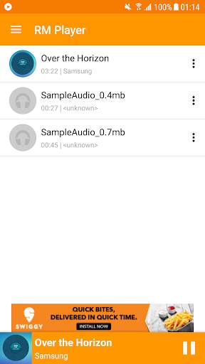 RM Player - MP3 Player screenshot 1