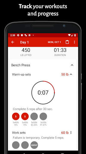 Persist: Workout Gym Log screenshot 1