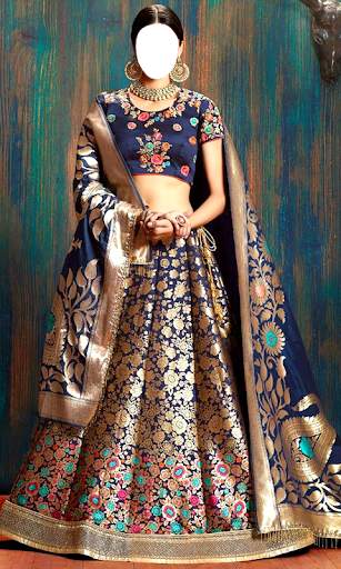 Half saree Photo Suit 3 تصوير الشاشة