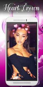 Photo Booth Heart Crown App screenshot 1