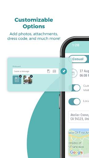 Hub App Party Invitation Maker screenshot 3