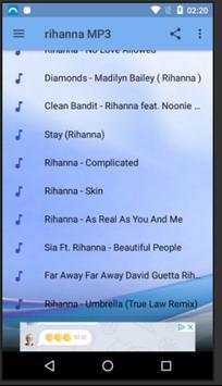 Rihanna Mp3 Songs screenshot 3