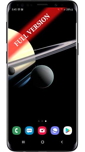 Planet Saturn Parallax 3D Live Wallpaper screenshot 4