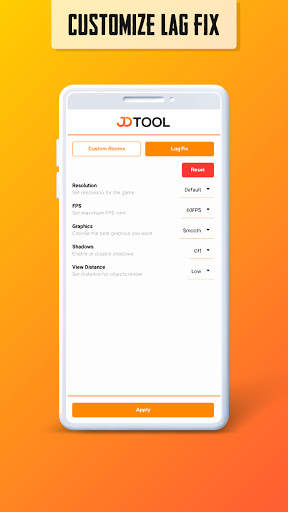 JD Tool for PUBG - Game Booster & Optimizer screenshot 2