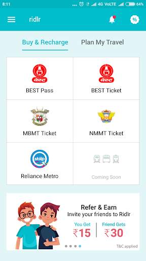 Metro ( Delhi & Mumbai) and Bus Tickets & Passes screenshot 2